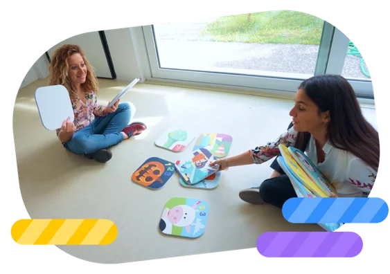 Founders of Marshmallow Games in the early days of the company.