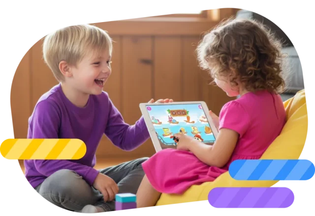 Bambini che imparano con Smart Tales