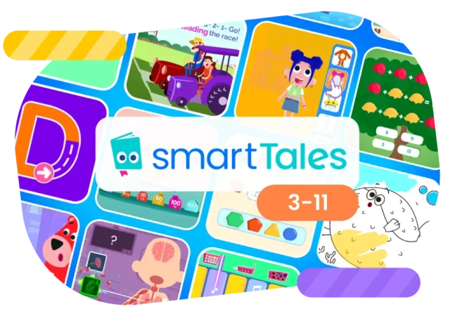 Smart Tales app on tablet